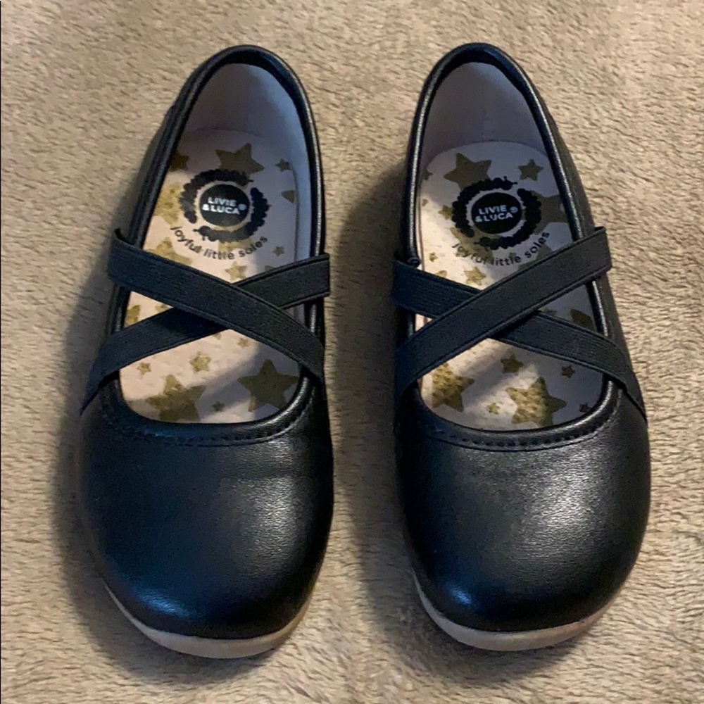 Livie and Luca Aurora Ballet flats in black sz 10